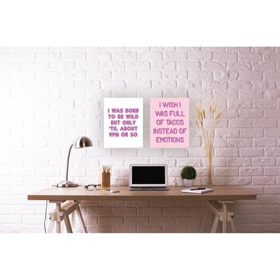 The Stupell Home Decor Collection Full of Tacos Instead of Emotions Wall Art