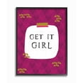 thumbnail image 1 of The Stupell Home Decor Collection Get it Girl Wall Art, 1 of 6