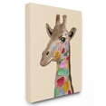thumbnail image 1 of The Stupell Home Decor Collection Giraffe with Rainbow Colored Spots Illustration Wall Art, 1 of 5
