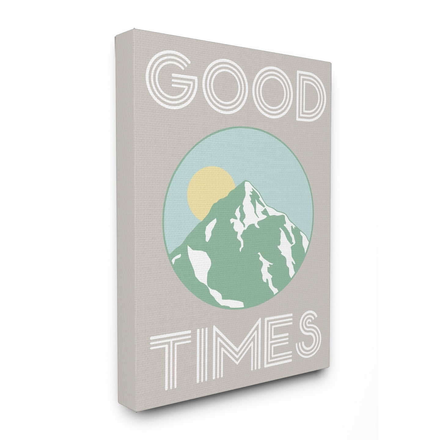 The Stupell Home Decor Collection Good Times Mountain Green Wall Art