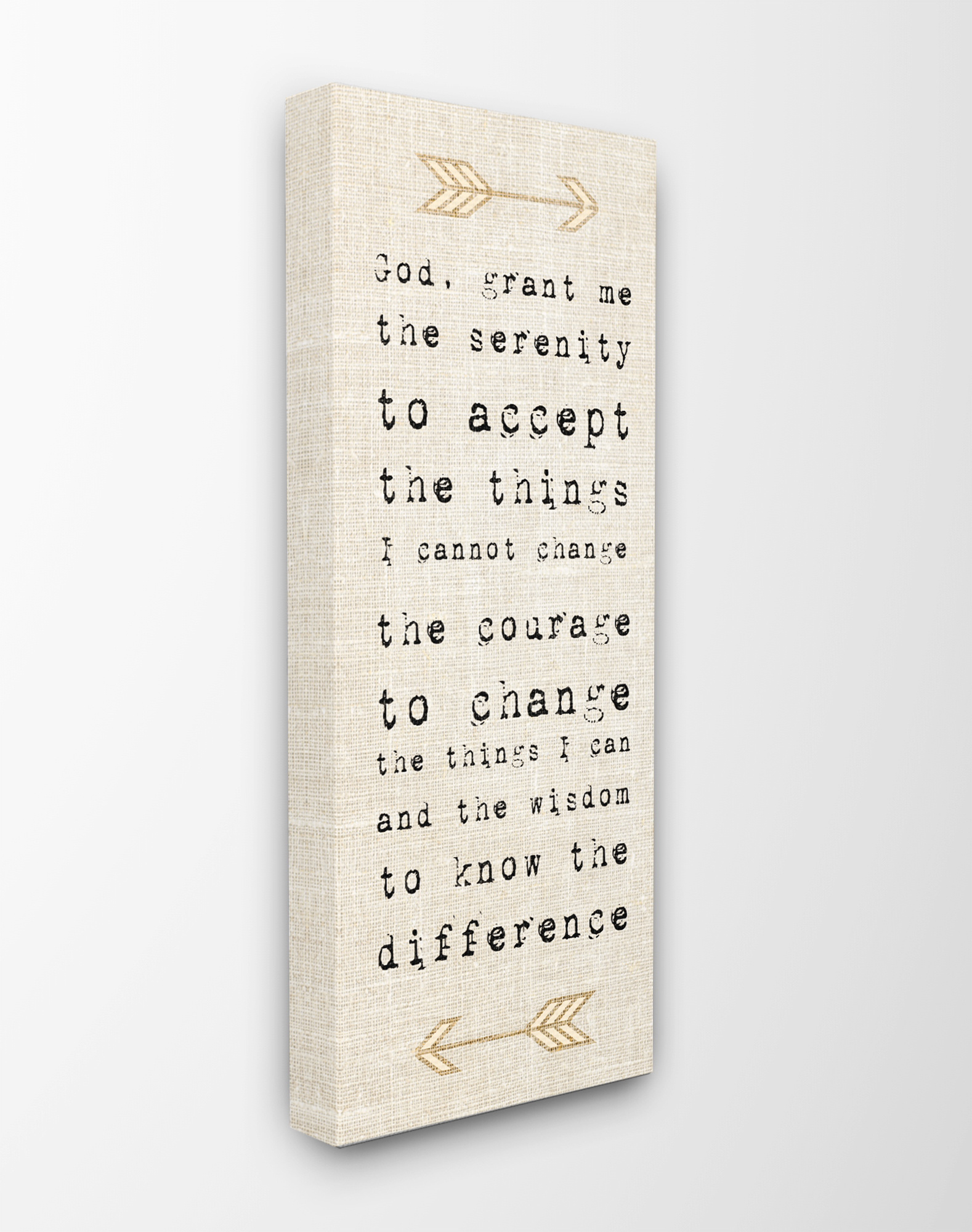The Stupell Home Decor Collection Grant Me the Serenity Courage Wisdom Wall Art