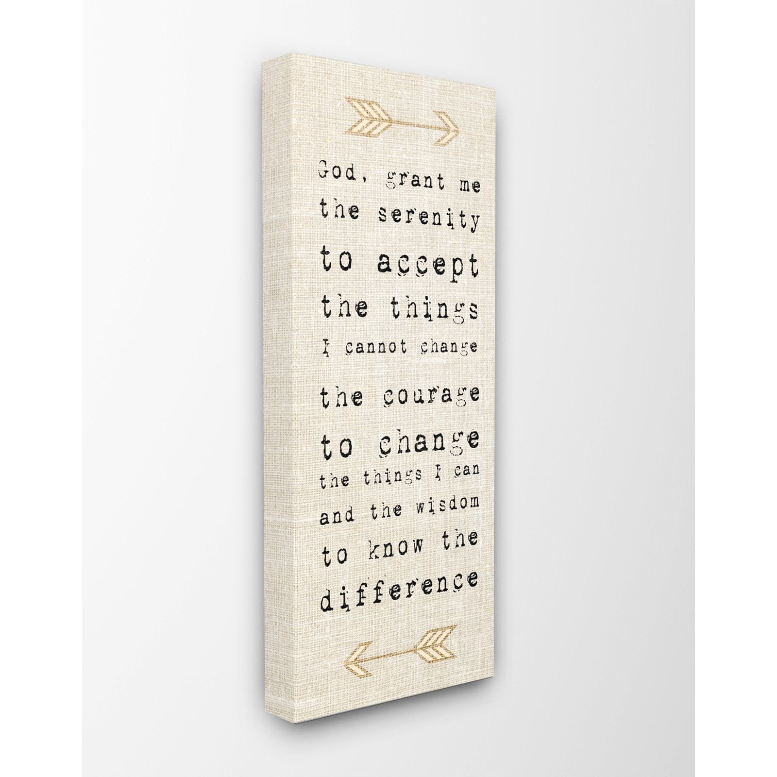 The Stupell Home Decor Collection Grant Me the Serenity Courage Wisdom Wall Art