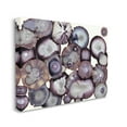 thumbnail image 1 of The Stupell Home Decor Collection Grey and Purple Abstract Geode XXL Stretched Canvas Wall Art, 1 of 6