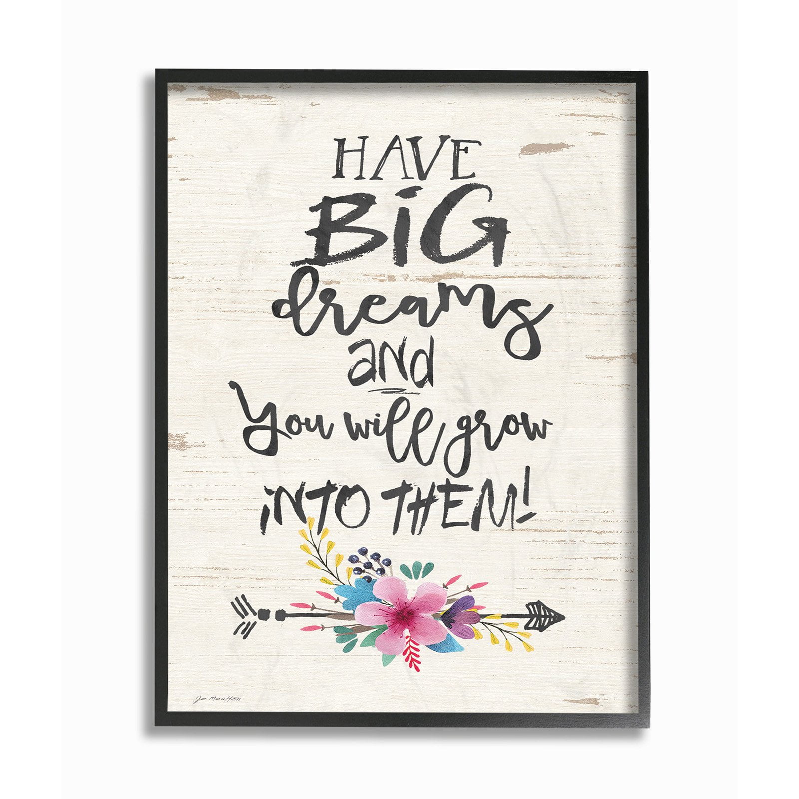 The Stupell Home Decor Collection Grow Into Big Dreams Wall Art