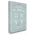 thumbnail image 1 of The Stupell Home Decor Collection Guide To Procedures Bathroom Blue Wall Art, 1 of 4
