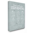 thumbnail image 1 of The Stupell Home Decor Collection Guide To Procedures Stain Removal Blue Wall Art, 1 of 5