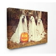 thumbnail image 1 of The Stupell Home Decor Collection Halloween Pumpkin and Ghost Dogs Wall Art, 1 of 6