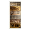 thumbnail image 1 of Stupell Industries Happiness Destination Textual Art Wall Plaque, 1 of 6