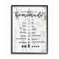 thumbnail image 1 of The Stupell Home Decor Collection Happiness Is Homemade Chart Wall Art, 1 of 3