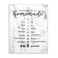 thumbnail image 1 of The Stupell Home Decor Collection Happiness Is Homemade Chart Wall Art, 1 of 6