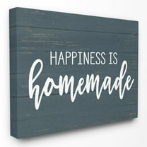 The Stupell Home Decor Collection Happiness Is Homemade Wall Art