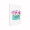 thumbnail image 1 of The Stupell Home Decor Collection High End Teal Shopping Bag Filled with Pink Roses Stretched Canvas Wall Art, 16 x 1.5 x 20, 1 of 6