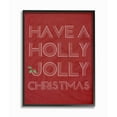 thumbnail image 1 of Stupell Holly Jolly Christmas Framed Giclee Texture Art 11 x 14, 1 of 5