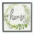 thumbnail image 1 of The Stupell Home Decor Collection Home Cursive Plant Vignette With Wood Grain Framed Giclee Texturized Art, 1 of 8