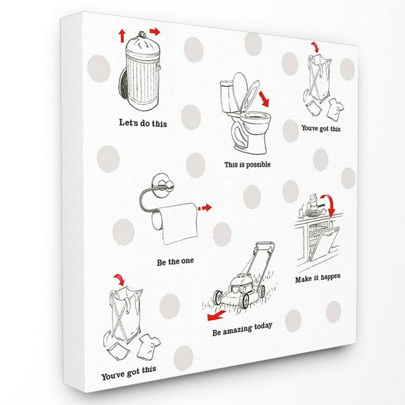 The Stupell Home Decor Collection Home Improvement Illustrations Wall Art