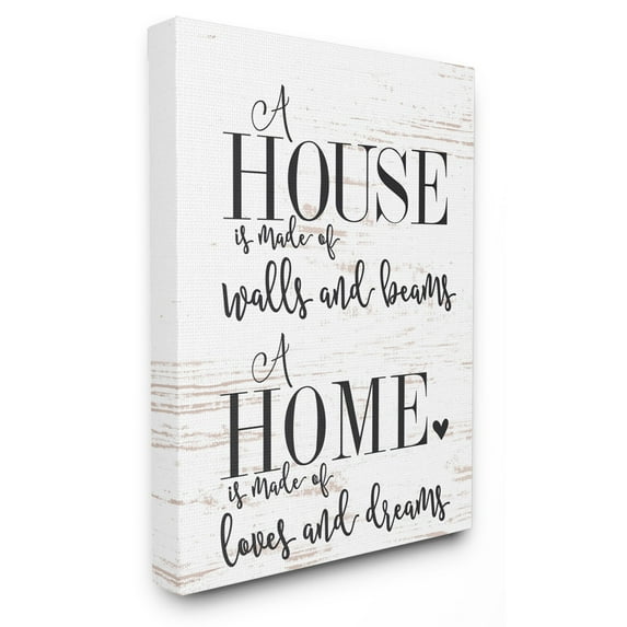 The Stupell Home Decor Collection Home Loves And Dreams Wall Art
