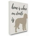 thumbnail image 1 of The Stupell Home Decor Collection Home is Where Our Doodle Is Wall Art, 1 of 6