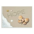 thumbnail image 1 of The Stupell Home Decor Collection Hope Written In Sand With Starfish Sand Dollar and Seashell Butterfly Wall Plaque Art, 1 of 6
