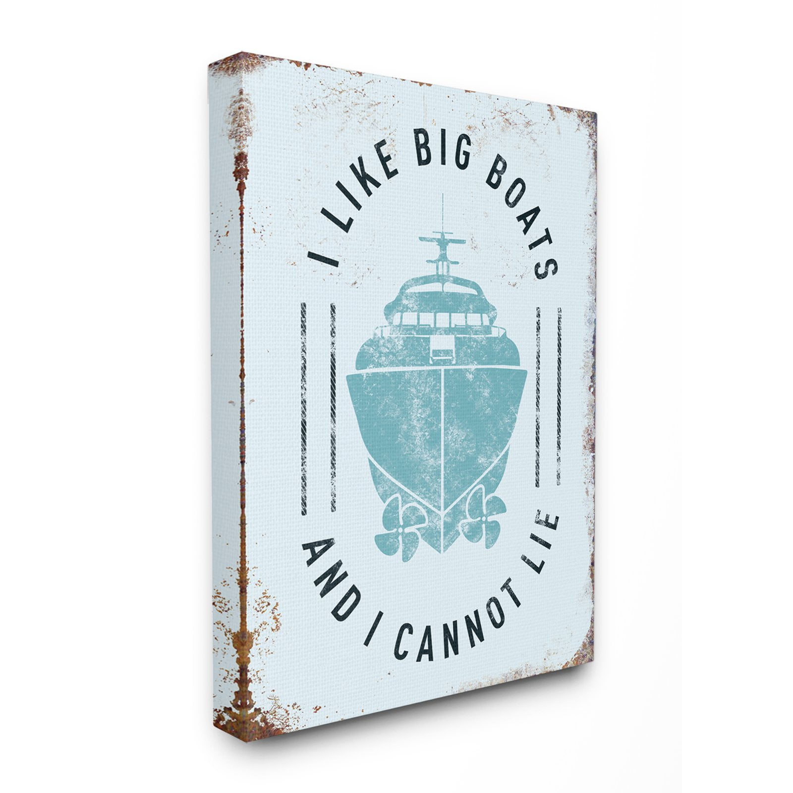 The Stupell Home Decor Collection I Like Big Boats Wall Art