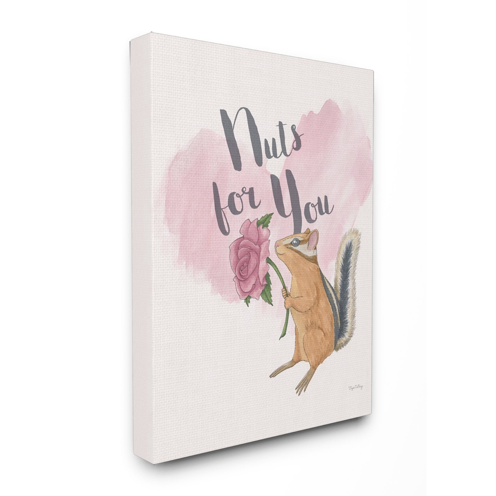 The Stupell Home Decor Collection Im Nuts For You Canvas Wall Art