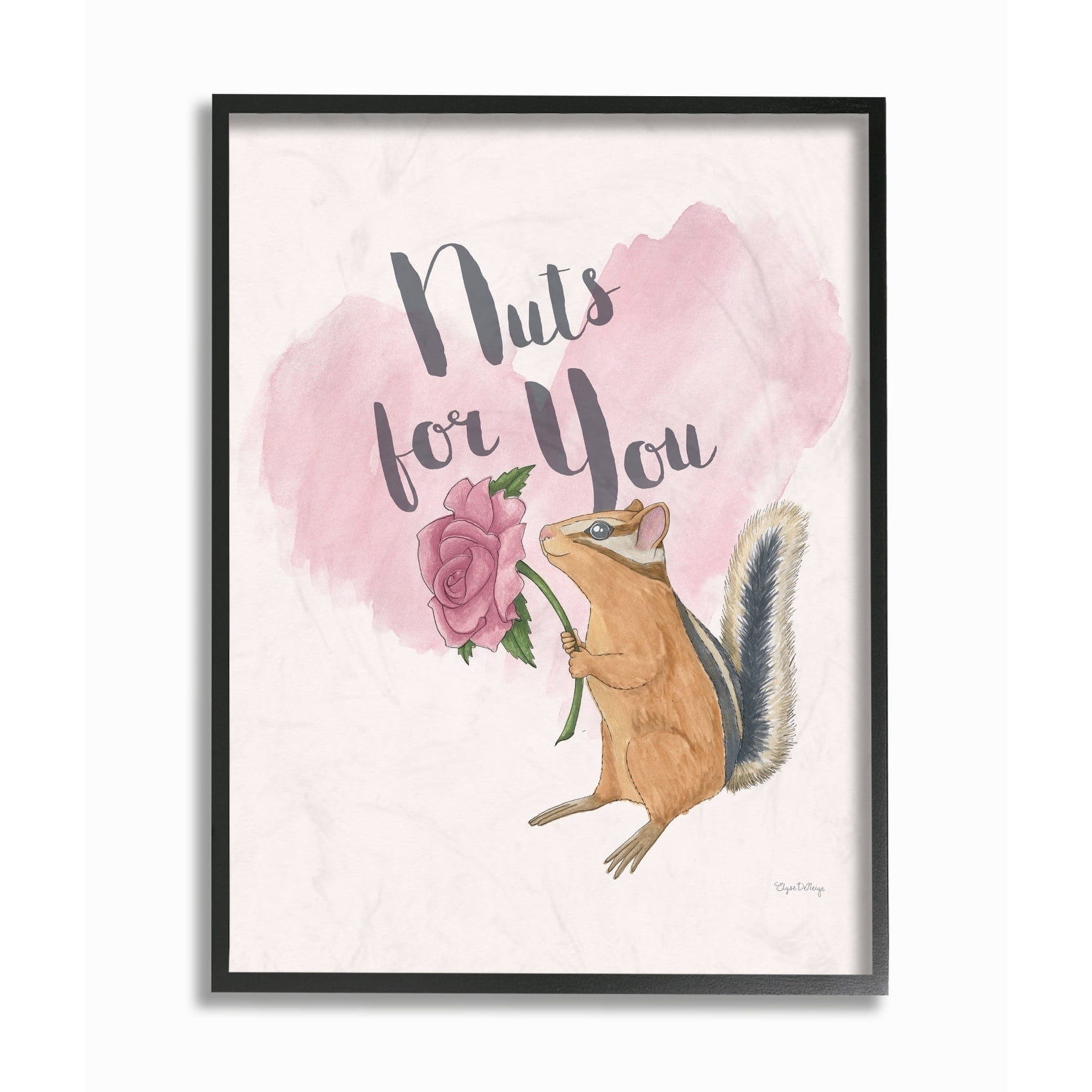 The Stupell Home Decor Collection Im Nuts For You Framed Giclee Wall Art