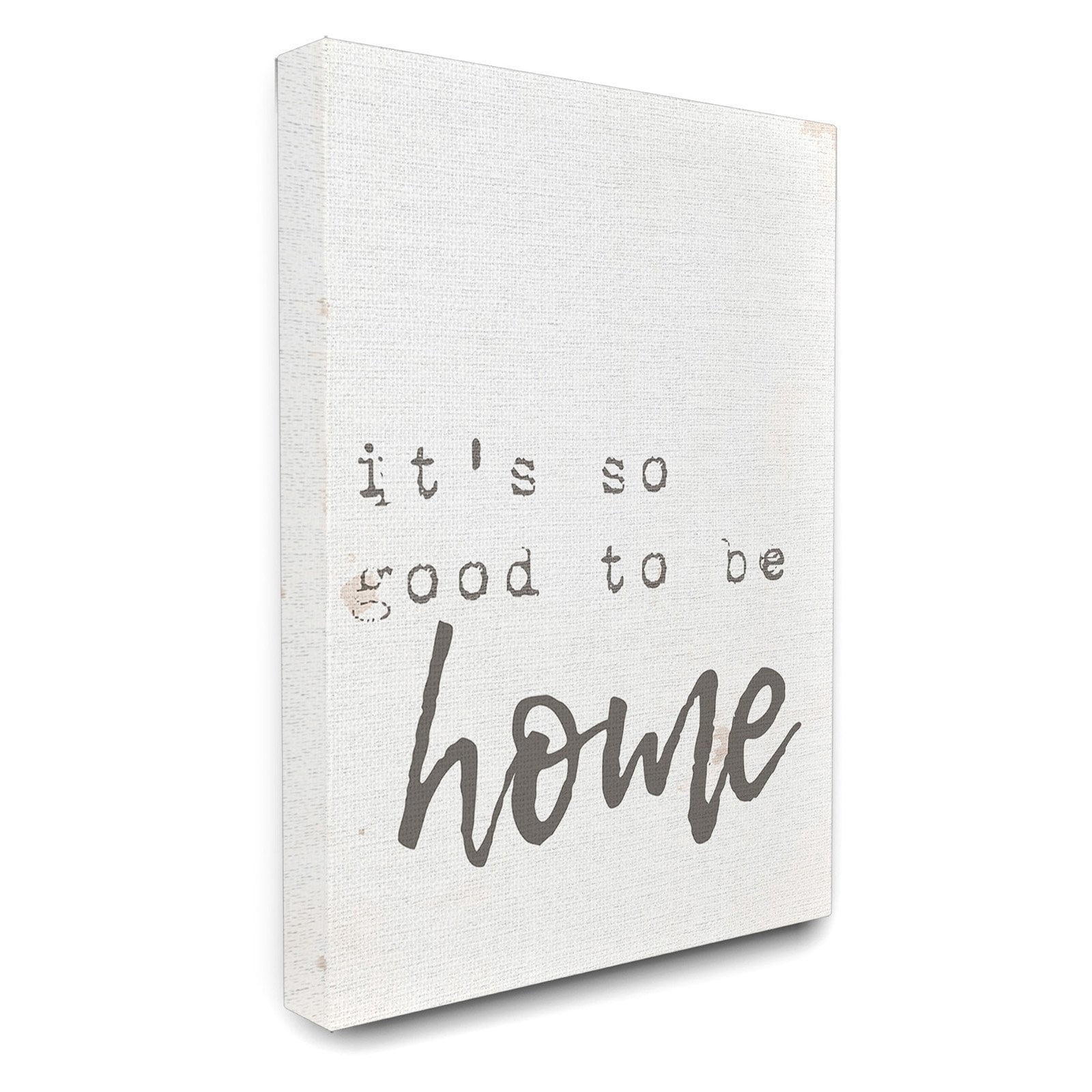 The Stupell Home Decor Collection Its So Good To Be Home Typewriter Typography Wall Art
