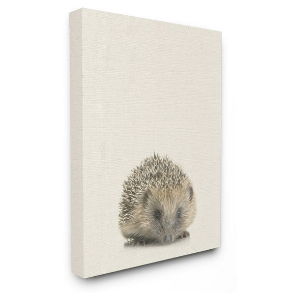The Stupell Home Decor Collection Just A Cute Hedgehog Wall Art