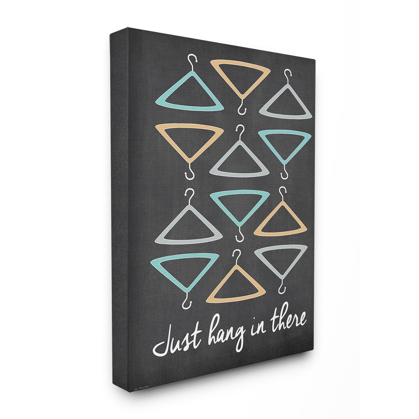 The Stupell Home Decor Collection Just Hang In There Vintage Illustration Wall Art