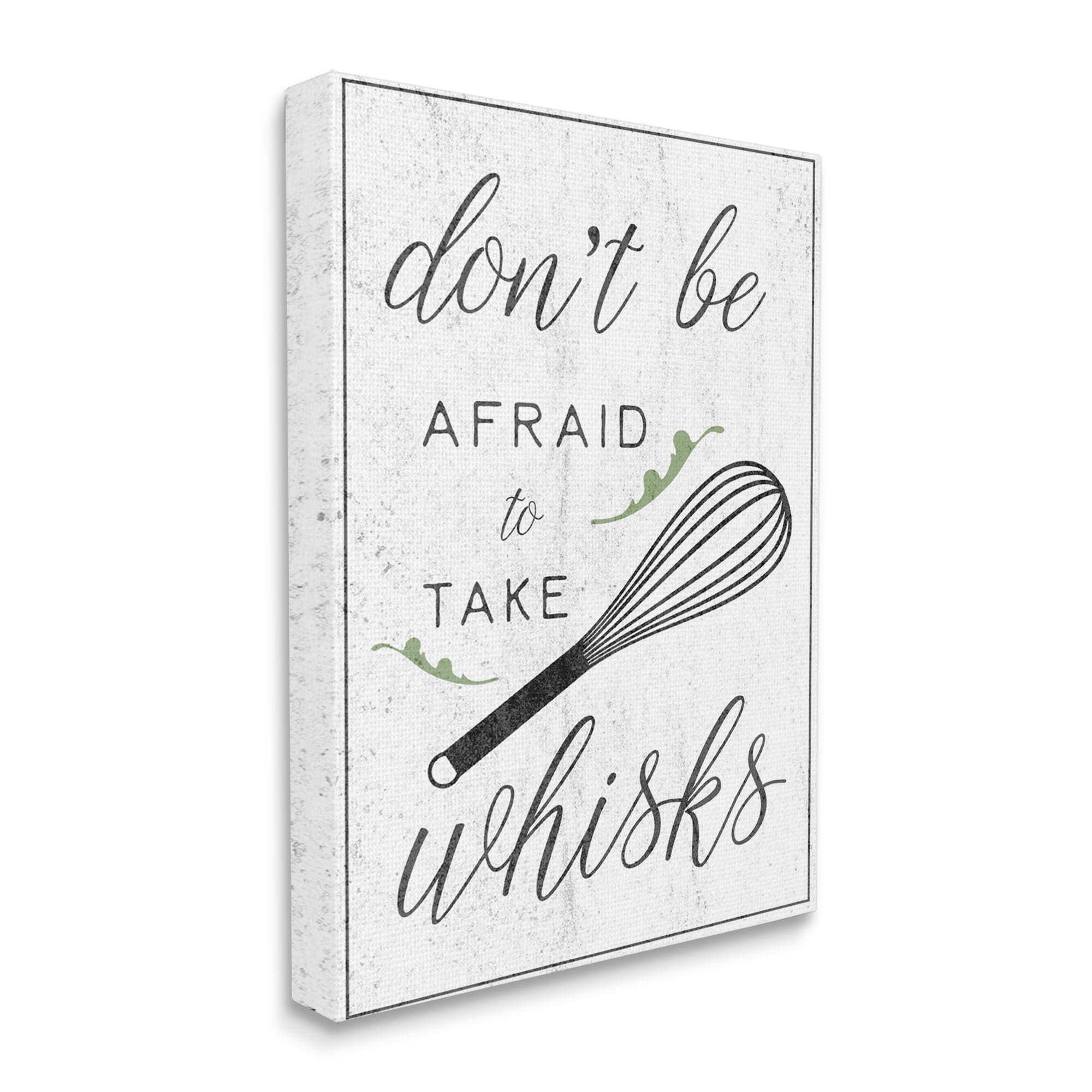 The Stupell Home Decor Collection Kitchen Take Whisks! Oversized Stretched Canvas Wall Art