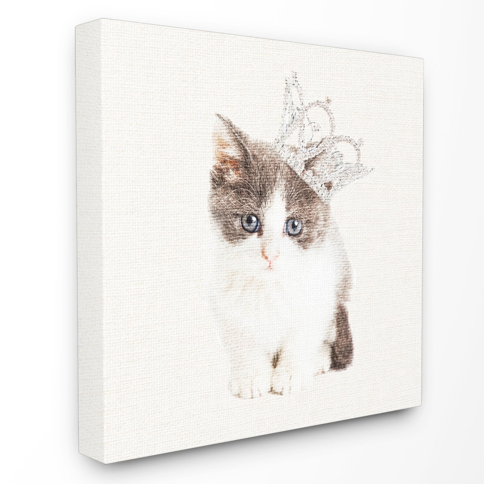 The Stupell Home Decor Collection Kitten Royalty Wall Art