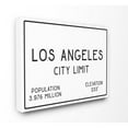 thumbnail image 1 of The Stupell Home Decor Collection LA City Limit Canvas Wall Art, 1 of 4