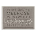 thumbnail image 1 of The Stupell Home Decor Collection LA Santa Monica Beverly Hills Typography Wall Plaque, 1 of 5