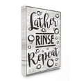thumbnail image 1 of The Stupell Home Decor Collection Lather Rinse Repeat Canvas Wall Art, 1 of 2