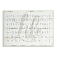 Stupell Industries Life Is Short Smile Wall Plaque Art Lithograph ...