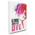 thumbnail image 1 of The Stupell Home Decor Collection Live And Let Dye Glam Fashion Wall Art, 1 of 5