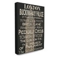 thumbnail image 1 of The Stupell Home Decor Collection London Landmark Typography Stretched Canvas Wall Art, 1 of 6