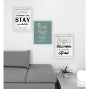 The Stupell Home Decor Collection Love Grows Best in Little Houses Teal Shiplap Wall Plaque Art, 10 x 0.5 x 15