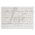 thumbnail image 1 of The Stupell Home Decor Collection Love Is Patient Grey on White Planked Look Oversized Wall Plaque Art, 12.5 x 0.5 x 18.5, 1 of 7