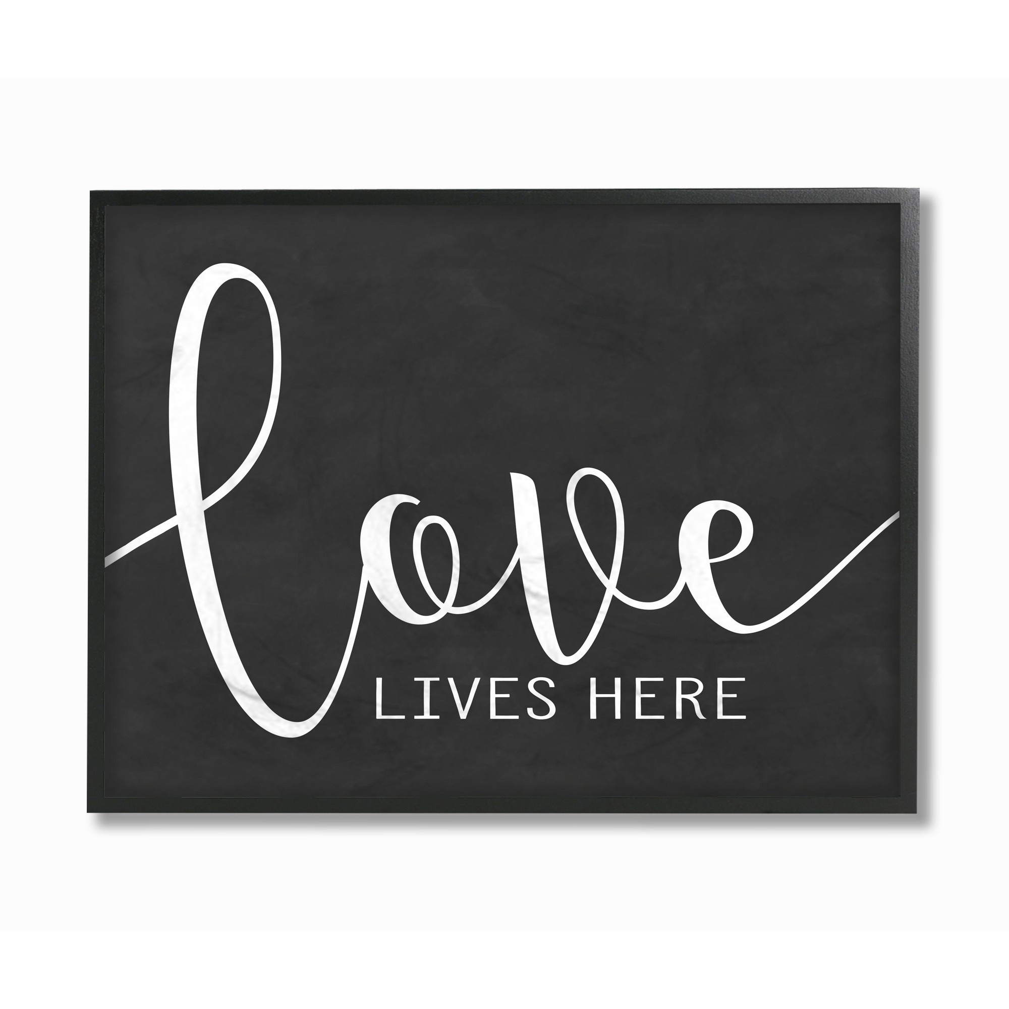 Stupell Love Lives Here Framed Giclee Wall Art 16 x 20