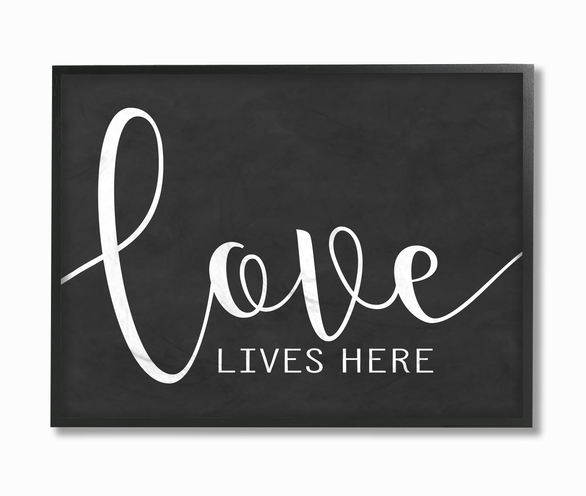 The Stupell Home Decor Collection Love Lives Here Wall Art
