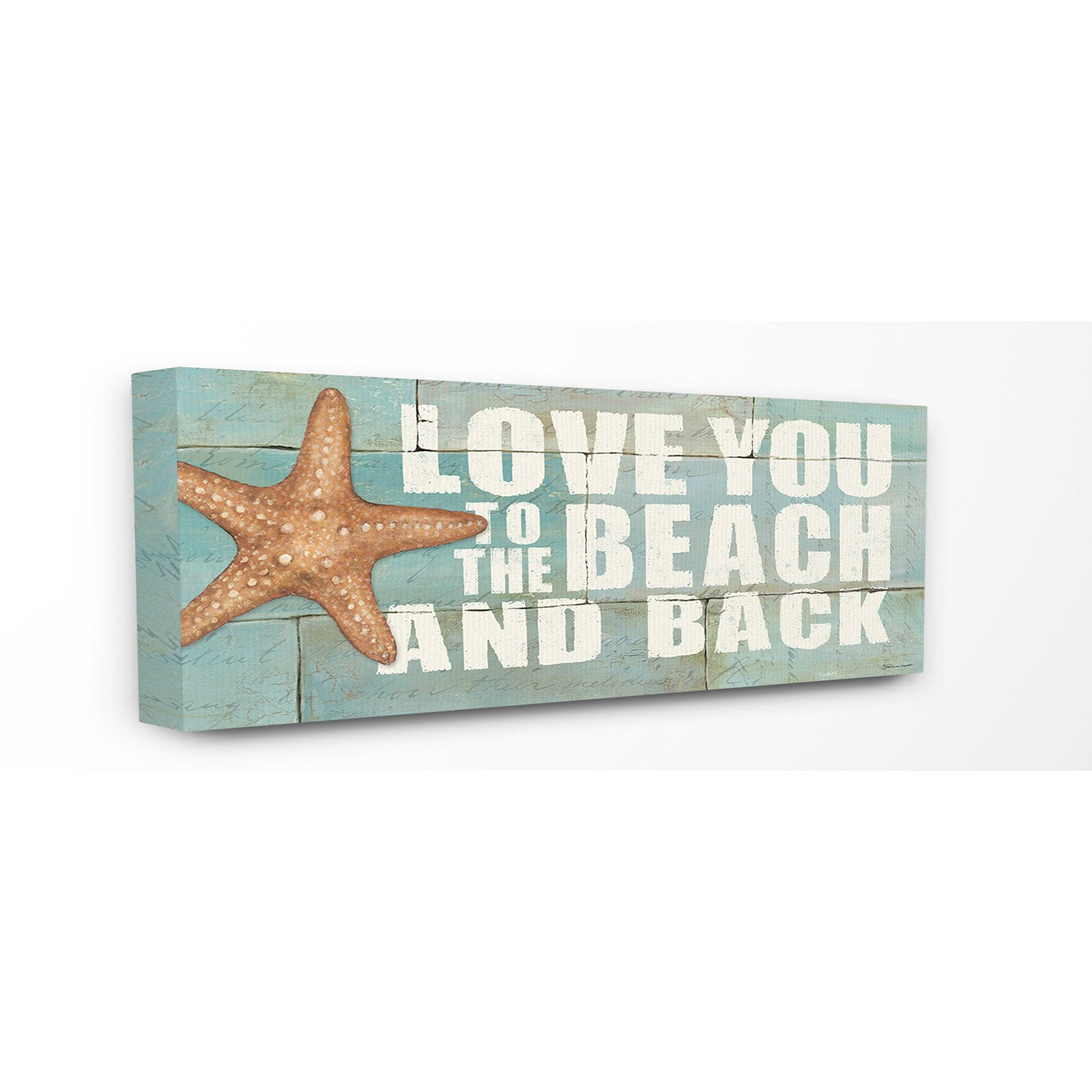 The Stupell Home Decor Collection Love You to the Beach and Back Wall Art