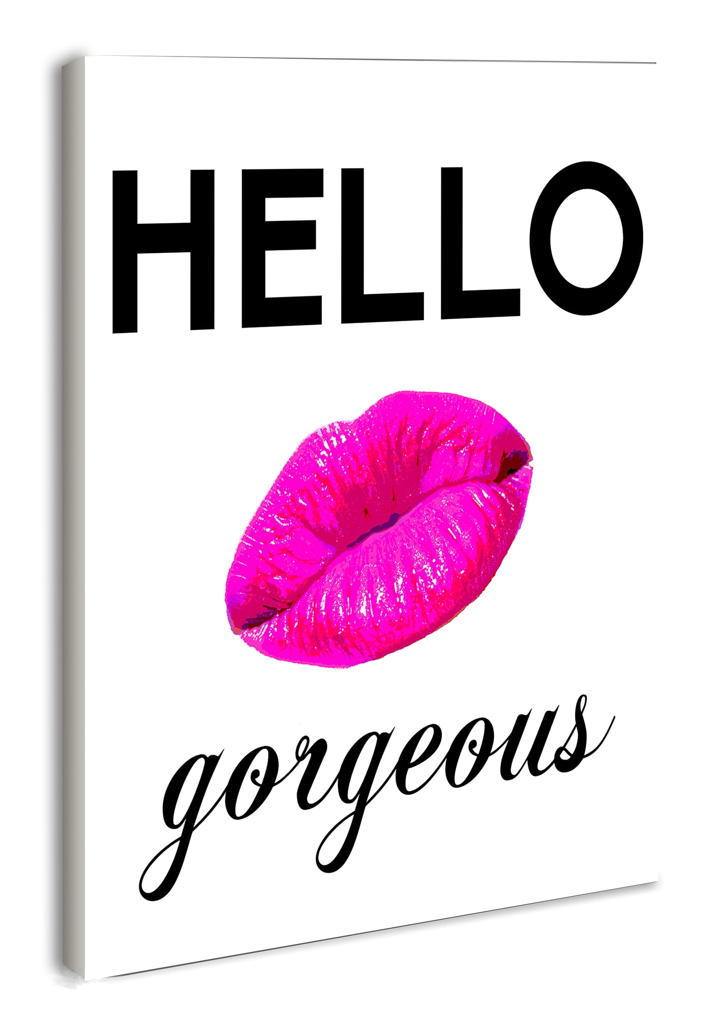 The Stupell Home Decor Collection Lulusimonstudio Hello Gorgeous Oversized Wall Plaque Art, 12.5 x 0.5 x 18.5