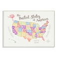thumbnail image 1 of The Stupell Home Decor Collection Map Water Color Wall Plaque Art, 1 of 5