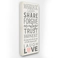 thumbnail image 1 of The Stupell Home Decor Collection Marriage Rules Laugh And Love Wall Art, 1 of 6