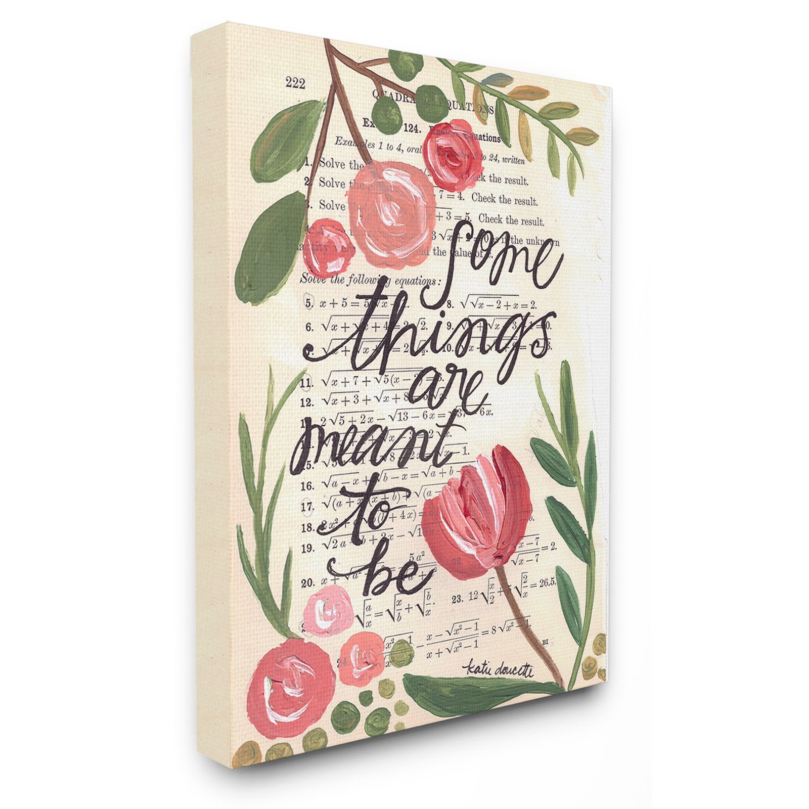 The Stupell Home Decor Collection Meant To Be Painterly Math Sheet Wall Art