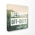 thumbnail image 1 of The Stupell Home Decor Collection Mermaid Off Duty Cape Cod Stretched Canvas Wall Art, 1 of 3