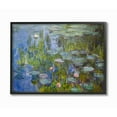 thumbnail image 1 of The Stupell Home Decor Collection Monet Impressionist Lilly Pad Pond Painting Framed Giclee Texturized Art, 1 of 8