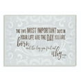 thumbnail image 1 of The Stupell Home Decor Collection Most Important Days Born And Why Inspirational Typography Wood Wall Art, 1 of 6
