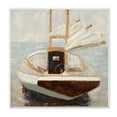 thumbnail image 1 of The Stupell Home Decor Collection Muted Neutral Sailboat at Port on a Calm Sea Painting Wall Plaque Art, 12 x 0.5 x 12, 1 of 6