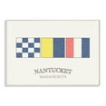 thumbnail image 1 of The Stupell Home Decor Collection Nantucket Nautical Flags Wall Plaque, 1 of 6